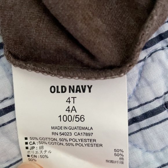 3for20💕🤗NWT Old navy short sleeves for boy size 4T - Picture 4 of 4